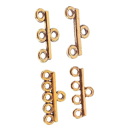 Beatifufu 40Stücke DIY Schmuckverschlüsse für Armbänder Antikes Doppel Dreifach Vierfach und Fünffachverschluss von Beatifufu
