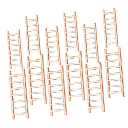 Beatifufu Mini Holztreppen Ornament Kleine Holzleiter Für Miniatur Dekoration Simulierte Minileiter Für Sandkasten Landschaft Beatifufu Mini Holztreppen Ornament Kleine Holzleiter Für Miniatur Dekoration Simulierte Minileiter Für Sandkasten Landschaft von Beatifufu