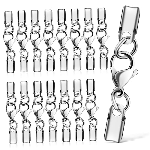 Beatifufu 40Stücke Hummerverschlüsse Robuste Schmuck Klemmen für DIY Halsketten Armbänder Einfache Handhabung Langlebiges Design Schmuckherstellung von Beatifufu