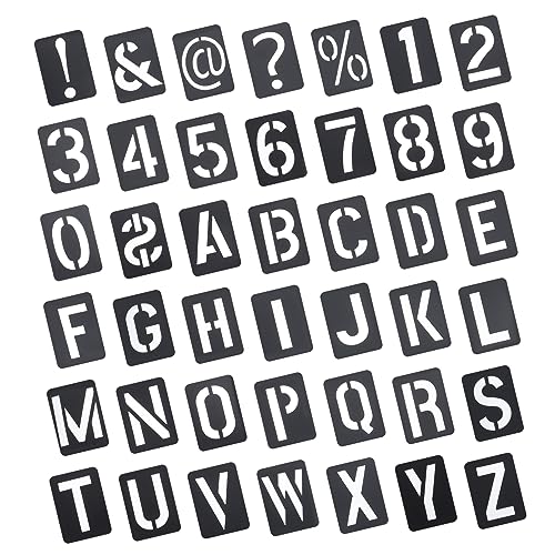 Beatifufu 42-teilige Buchstabenschablonen Mit Zahlen Und Symbolen Wiederverwendbare Malschablonen Für DIY-kunstprojekte Beatifufu 42-teilige Buchstabenschablonen Mit Zahlen Und Symbolen Wiederverwendbare Malschablonen Für DIY-kunstprojekte von Beatifufu