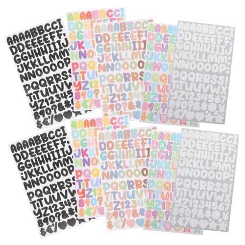 Beatifufu 45 Blatt Bunte Buchstaben Aufkleber Papier Alphabet Decals Selbstklebend Scrapbooking Zahlen Sticker für Fenster Postfach Tür Deko DIY Bastelarbeiten Beatifufu 45 Blatt Bunte Buchstaben Aufkleber Papier Alphabet Decals Selbstklebend Scrapbooking Zahlen Sticker für Fenster Postfach Tür Deko DIY Bastelarbeiten von Beatifufu