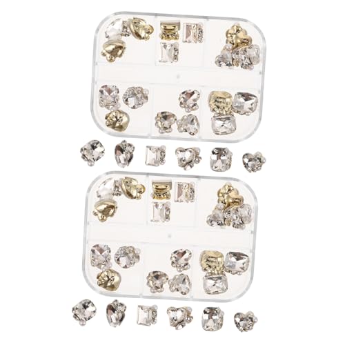 Beatifufu 48 Stück Teiliges Glasstrass-nageldekor Transparent Flachrückig DIY Nail Art Schmucksteine für Kreative Nagelgestaltung Langlebig Glänzend für Hochzeit und Alltag in Praktischen Beatifufu 48 Stück Teiliges Glasstrass-nageldekor Transparent Flachrückig DIY Nail Art Schmucksteine für Kreative Nagelgestaltung Langlebig Glänzend für Hochzeit und Alltag in Praktischen von Beatifufu