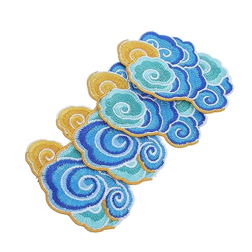 Beatifufu 4Stücke Gestickte Patches für Kleidung DIY Applikationen zur Individuellen Gestaltung von Textilien für Stoffe Schals Schuhe und Mehr von Beatifufu