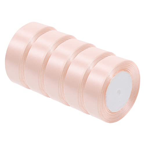 Beatifufu 5 Rollen Polyester Satinband Breit Lang Farbiges Geschenkband für Partydekoration Geschenkverpackung DIY Bastelprojekte Hochzeit Geburtstag Hochwertiges Dekorationsband Beatifufu 5 Rollen Polyester Satinband Breit Lang Farbiges Geschenkband für Partydekoration Geschenkverpackung DIY Bastelprojekte Hochzeit Geburtstag Hochwertiges Dekorationsband von Beatifufu