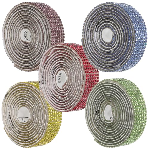 Beatifufu 5 Rollen Selbstklebendes Strassband Glitzernde Kristall dekorstreifen für Geschenkverpackung DIY Schmuck Telefon Fahrzeugdekoration Schneidbar und Vielseitig Einsetzbar Beatifufu 5 Rollen Selbstklebendes Strassband Glitzernde Kristall dekorstreifen für Geschenkverpackung DIY Schmuck Telefon Fahrzeugdekoration Schneidbar und Vielseitig Einsetzbar von Beatifufu