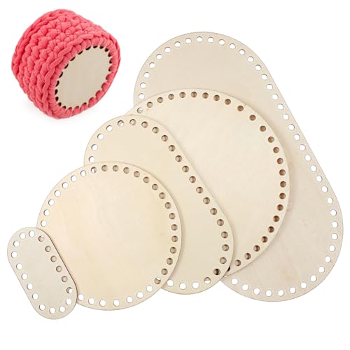 Beatifufu 5 Stück Holz Korbboden Oval Rund für Häkelkorb Diy Stabiler Holzboden für Bastelprojekte Oval und Rund Häkelbasis für Kreative Arbeiten Beatifufu 5 Stück Holz Korbboden Oval Rund für Häkelkorb Diy Stabiler Holzboden für Bastelprojekte Oval und Rund Häkelbasis für Kreative Arbeiten von Beatifufu