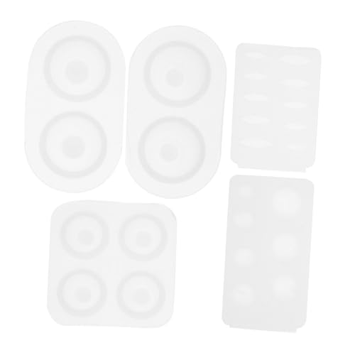 Beatifufu 5 Stück Teiliges DIY Silikonformen Augenform für Harzgießen Cartoon Augen Design Vielseitige Bastel Silikonform für Puppenaugen Dekorative Epoxidharz Gießform von Beatifufu
