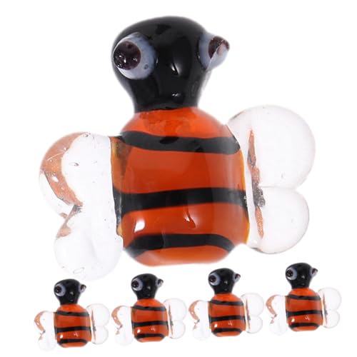 Beatifufu 5 Stück Teiliges Glas Bienen Anhänger Handgefertigte Kawaii Charms für Schmuckherstellung Armbänder Halsketten und Ohrringe Charmantes Bienenschmuck Zubehör für Damen Beatifufu 5 Stück Teiliges Glas Bienen Anhänger Handgefertigte Kawaii Charms für Schmuckherstellung Armbänder Halsketten und Ohrringe Charmantes Bienenschmuck Zubehör für Damen von Beatifufu