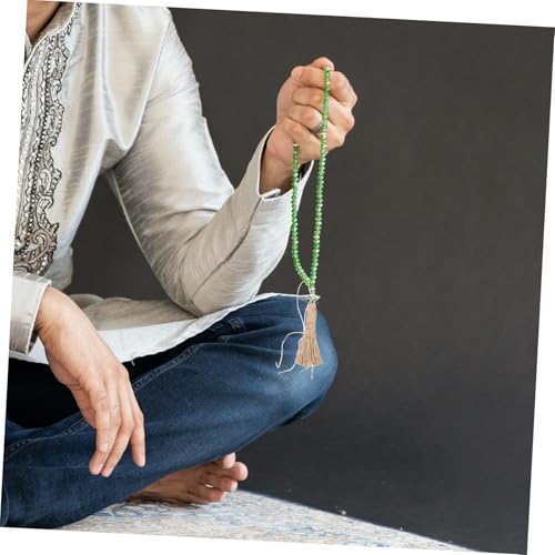 Beatifufu 5 Stück Teiliges Holzperlen Anhänger DIY Quasten Zubehör Langlebig Hautfreundlich für Handgemachte Dekorationen und Kreative Bastelprojekte von Beatifufu