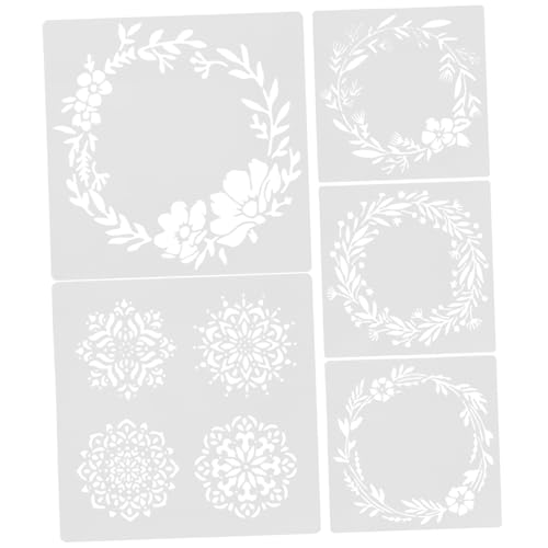 Beatifufu 5 Stück Teiliges Pet Schablonen für Malerei Wiederverwendbar und Waschbar mit Feinen Kanten für Präzise Blumen und Mandala Muster für DIY Wanddeko Stoffmalerei Bastelprojekte Beatifufu 5 Stück Teiliges Pet Schablonen für Malerei Wiederverwendbar und Waschbar mit Feinen Kanten für Präzise Blumen und Mandala Muster für DIY Wanddeko Stoffmalerei Bastelprojekte von Beatifufu