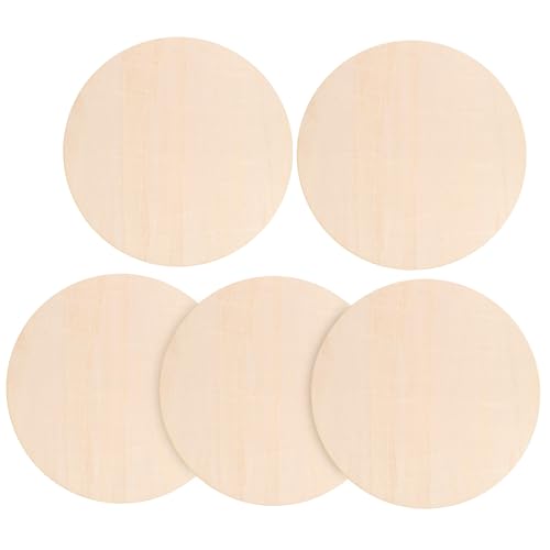 Beatifufu 5 Stück Teiliges Runde Unbehandelte Holzscheiben zum Basteln Leichte DIY Holzplatten mit Aufhängeloch Natürliche Holztürschilder für Türdekoration Vielseitig für Heim und Beatifufu 5 Stück Teiliges Runde Unbehandelte Holzscheiben zum Basteln Leichte DIY Holzplatten mit Aufhängeloch Natürliche Holztürschilder für Türdekoration Vielseitig für Heim und von Beatifufu