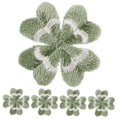Beatifufu 5 Stück Teiliges Vierblättrige Kleeblatt Bügelflicken Vielseitige DIY Kleidungspatches zum Aufbügeln Dekorative Abnehmbare Applikationen für Jacken Taschen Hüte und Hemden Beatifufu 5 Stück Teiliges Vierblättrige Kleeblatt Bügelflicken Vielseitige DIY Kleidungspatches zum Aufbügeln Dekorative Abnehmbare Applikationen für Jacken Taschen Hüte und Hemden von Beatifufu