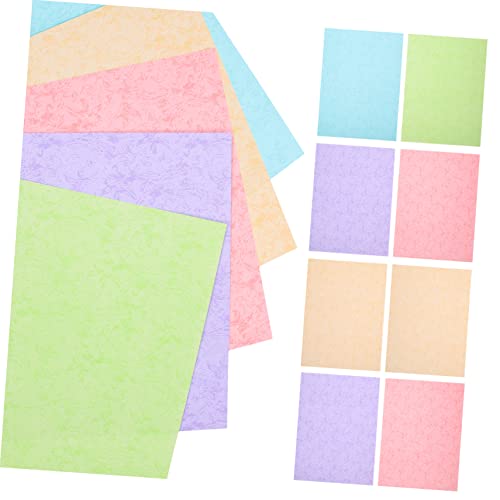 Beatifufu 50 Blatt Farbiges Origami Faltpapier Bedruckbares Bastelpapier für Drucker Vielseitiges Bastelmaterial Leicht zu Schneiden und Falten für Scrapbooking und Kreative Zufällige Farbe von Beatifufu