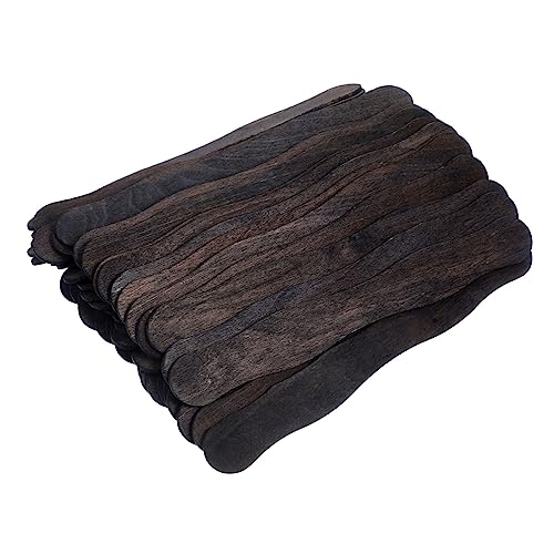 Beatifufu 50 Stück Diy Holzstäbchen Bastelstäbe Schwarze Eisstäbchen aus Langlebigem Holz Wiederverwendbar und für Handgemachte Dekorationen und Kreative Bastelprojekte Beatifufu 50 Stück Diy Holzstäbchen Bastelstäbe Schwarze Eisstäbchen aus Langlebigem Holz Wiederverwendbar und für Handgemachte Dekorationen und Kreative Bastelprojekte von Beatifufu