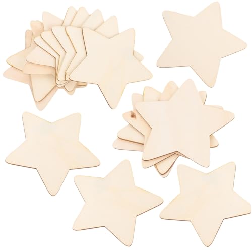 Beatifufu 50 Stück Fünf Punkte Holzscheiben Sternförmig Natürliche DIY Holzspäne zum Bemalen Basteln Kinderhandwerk Eltern Junge Mädchen Dekoration Holzscheiben für Kreative Handarbeit Beatifufu 50 Stück Fünf Punkte Holzscheiben Sternförmig Natürliche DIY Holzspäne zum Bemalen Basteln Kinderhandwerk Eltern Junge Mädchen Dekoration Holzscheiben für Kreative Handarbeit von Beatifufu