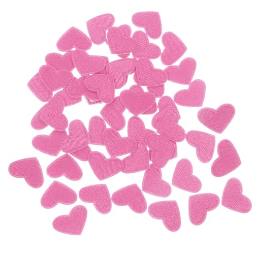 Beatifufu 50 Stück Herzförmige Bestickte Aufbügelpatches Zum Aufnähen Stoffapplikationen Für Kleidung Jacken Schuhe Rucksäcke Nähreparatur Flicken Langlebig Und Farbintensiv von Beatifufu
