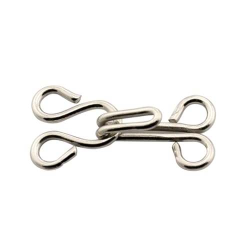 Beatifufu 50 Stück Metall Knopfverschluss Haken und Ösen Schnalle Silberfarbig Langlebig Leicht für Kragen Hosen Mäntel Einfach zu Verwenden für Handwerk und Kleidung Beatifufu 50 Stück Metall Knopfverschluss Haken und Ösen Schnalle Silberfarbig Langlebig Leicht für Kragen Hosen Mäntel Einfach zu Verwenden für Handwerk und Kleidung von Beatifufu