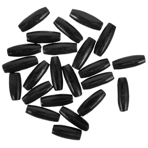 Beatifufu 50 Stück Oval Holzperlen Schwarz Stabile Bastelperlen zum Auffädeln für DIY Schmuck Armband Halskette Vorhangdeko und Handwerksprojekte Beatifufu 50 Stück Oval Holzperlen Schwarz Stabile Bastelperlen zum Auffädeln für DIY Schmuck Armband Halskette Vorhangdeko und Handwerksprojekte von Beatifufu