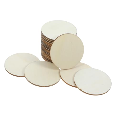 Beatifufu 50 Stück Runde Holzscheiben Naturholzscheiben Robuste DIY Bastelkreise mit Glatter Oberfläche für Malerei Brandmalerei Hochzeit Weihnachten Dekoration Beatifufu 50 Stück Runde Holzscheiben Naturholzscheiben Robuste DIY Bastelkreise mit Glatter Oberfläche für Malerei Brandmalerei Hochzeit Weihnachten Dekoration von Beatifufu