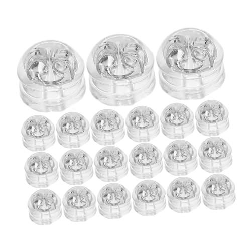 Beatifufu 50 Stück Silikon Ohrring Stopper Hamburger Form Metall Ersatz Ohrstecker Rückseiten für Dünne Stifte Druckreduzierend Wiederverwendbar Komfort für Erwachsene Silber von Beatifufu