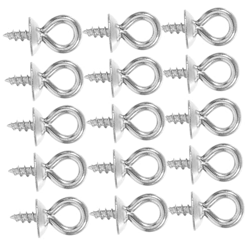Beatifufu 50 Stück Teiliges Kleine Schraubösen mit Rundem Öhr für Schmuckherstellung Stabile Gewindeverschlüsse für Halsketten Armbänder Ohrringe Vielseitige Diy Schmuckverbinder von Beatifufu