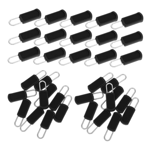 Beatifufu 50 Stück Teiliges Metall-zipper-slider Ersatzset Robuste Reißverschluss-zuglaschen Kompatibel für Rucksäcke Jacken Koffer Schuhe und Taschen Abnehmbar Einfache Montage von Beatifufu