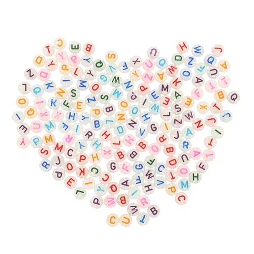 Beatifufu 500 Stück Bunte Acrylperlen Auffädeln Leuchtende DIY Schmuckperlen für Armbänder Halsketten Vielseitige Spacer perlen für Handwerk und Basteln im Dunkeln Sichtbar von Beatifufu