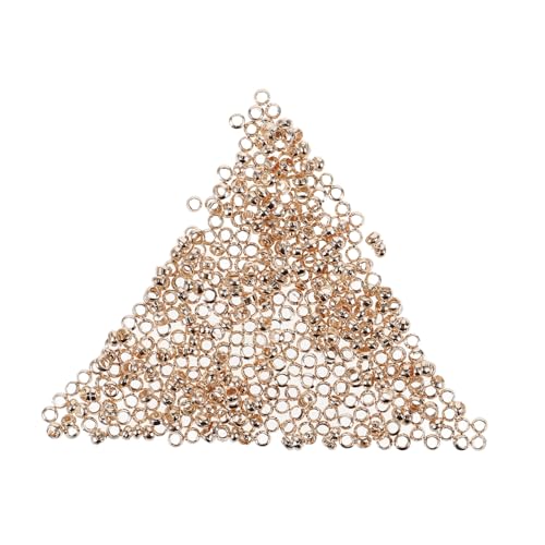 Beatifufu 500 Stück Roségold Vergoldete Kupfer Spacer Perlen Runde Zwischenperlen für DIY Schmuckherstellung Armband Halskette Ohrringe Basteln Schmuckdeko Beatifufu 500 Stück Roségold Vergoldete Kupfer Spacer Perlen Runde Zwischenperlen für DIY Schmuckherstellung Armband Halskette Ohrringe Basteln Schmuckdeko von Beatifufu
