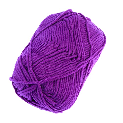 Beatifufu 50G Baumwollgarn Milchfasern Dickes Strickgarn für Pullover Mützen und Schals Warmes Häkeln für DIY Projekte Lila Strickzubehör für Handarbeiten Beatifufu 50G Baumwollgarn Milchfasern Dickes Strickgarn für Pullover Mützen und Schals Warmes Häkeln für DIY Projekte Lila Strickzubehör für Handarbeiten von Beatifufu