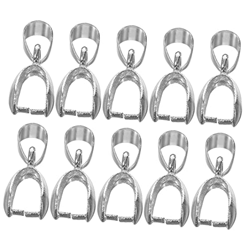 Beatifufu 50Stücke Anhängerverschlüsse Praktische Schnalle für DIY Schmuck Langlebige Charm Verschlüsse für Persönliche Bastelprojekte Einfache Handhabung und Sichere von Beatifufu