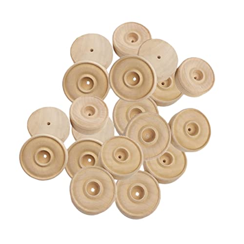 Beatifufu 50Stücke Handgefertigte Holzräder für Spielzeugzubehör für Bastelprojekte für DIY Langlebig und Vielseitig Einsetzbar Beatifufu 50Stücke Handgefertigte Holzräder für Spielzeugzubehör für Bastelprojekte für DIY Langlebig und Vielseitig Einsetzbar von Beatifufu