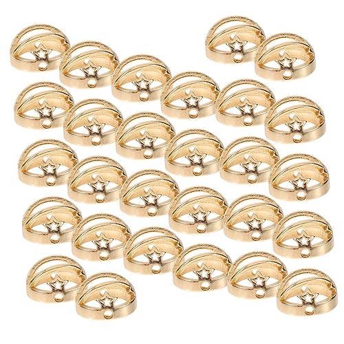 Beatifufu 50Stücke Schmuckperlen für DIY Armbänder und Ohrringe Metallperlen Charms zum Auffädeln für Schmuckgestaltung und Bastelprojekte Beatifufu 50Stücke Schmuckperlen für DIY Armbänder und Ohrringe Metallperlen Charms zum Auffädeln für Schmuckgestaltung und Bastelprojekte von Beatifufu