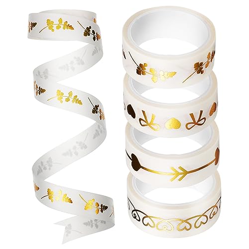 Beatifufu 5Rollen Washi Tape Dekoratives Klebeband mit Glanzdesign für Scrapbooking DIY Handwerk Journaling Geschenkverpackung und Dekorationen Beatifufu 5Rollen Washi Tape Dekoratives Klebeband mit Glanzdesign für Scrapbooking DIY Handwerk Journaling Geschenkverpackung und Dekorationen von Beatifufu
