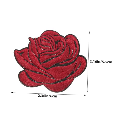 Beatifufu 5pcs Rose Blumenflecken Eisen Auf Flecken Rucksackhut -kleidung DIY Nähen Auf Applique Patch Vintage Gestickte Patches Für Reparaturjacken Jeans Beatifufu 5pcs Rose Blumenflecken Eisen Auf Flecken Rucksackhut -kleidung DIY Nähen Auf Applique Patch Vintage Gestickte Patches Für Reparaturjacken Jeans von Beatifufu