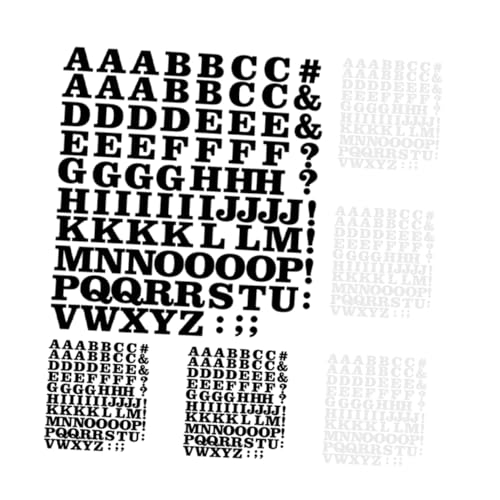 Beatifufu 6 Blätter Teiliges Bügelbild mit Großen Buchstaben Schwarz und Weiß Hitzeübertragbare Vinyl Aufnäher für DIY Bekleidung Einfache Anwendung für Stoffdekoration und Personalisierte Beatifufu 6 Blätter Teiliges Bügelbild mit Großen Buchstaben Schwarz und Weiß Hitzeübertragbare Vinyl Aufnäher für DIY Bekleidung Einfache Anwendung für Stoffdekoration und Personalisierte von Beatifufu