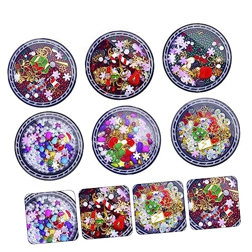 Beatifufu 6 Kisten Weihnachts-nagel-kunst-ornamente Fingernagel-kunst- -ornament Weihnachtsglitter Nagelkunst Glitzernde Nailart-aufkleber Aufkleber Für Fingernagelschmuck Metall Beatifufu 6 Kisten Weihnachts-nagel-kunst-ornamente Fingernagel-kunst- -ornament Weihnachtsglitter Nagelkunst Glitzernde Nailart-aufkleber Aufkleber Für Fingernagelschmuck Metall von Beatifufu