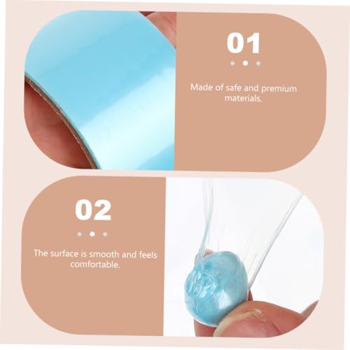 Beatifufu 6 Rollen Farbiges Sticky Ball Tape Dekompressionsband Buntes Klebeband Stressabbau Hand augen koordination und Erwachsene Langlebig Sicher von Beatifufu