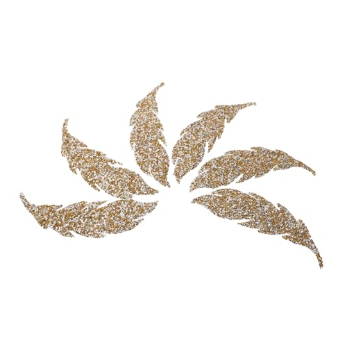 Beatifufu 6 Stück Leaf Rhinestone Hotfix Patches mit Eisendraht Dekorative Bügelapplikationen für Kleidung Taschen Leder Jeans Vielseitige Reparatur und Stilvolle Veredelung von Beatifufu