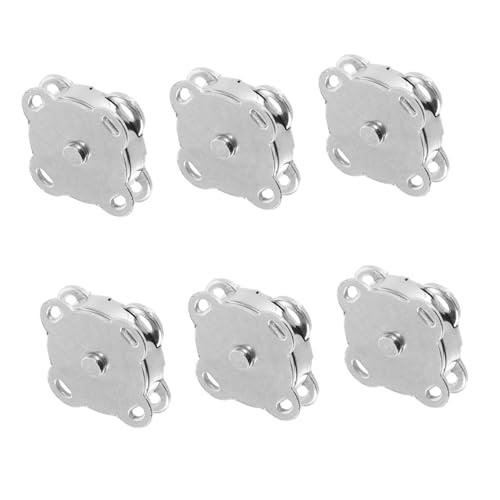Beatifufu 6 Stück Magnetische Knöpfe für Handtaschen DIY Verschlüsse für Koffer Langlebig und Sicher für Nähprojekte und Bastelarbeiten Beatifufu 6 Stück Magnetische Knöpfe für Handtaschen DIY Verschlüsse für Koffer Langlebig und Sicher für Nähprojekte und Bastelarbeiten von Beatifufu