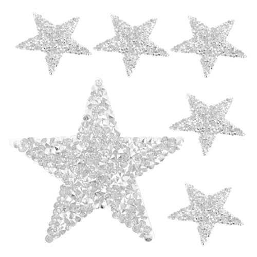 Beatifufu 6 Stück Strass Sterne Aufbügler Patches Glänzende DIY Bügelbilder mit Kleberückseite für Einfache Applikation Kleidung Jacken Rucksäcke und Hüte Beatifufu 6 Stück Strass Sterne Aufbügler Patches Glänzende DIY Bügelbilder mit Kleberückseite für Einfache Applikation Kleidung Jacken Rucksäcke und Hüte von Beatifufu
