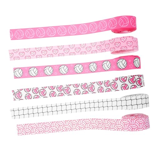 Beatifufu 6 Stück Teiliges Set Volleyball Bänder Sportliches Geschenkband für Bastelarbeiten Haarbänder Diy Projekte und Verpackungen für Volleyball Partys und Kreative Dekorationen Beatifufu 6 Stück Teiliges Set Volleyball Bänder Sportliches Geschenkband für Bastelarbeiten Haarbänder Diy Projekte und Verpackungen für Volleyball Partys und Kreative Dekorationen von Beatifufu
