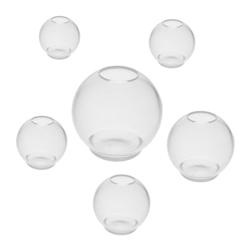 Beatifufu 6 Stück Teiliges Silikonform für DIY Kristallkugeln Flexible Langlebige Gießformen in Non Stick Wiederverwendbar für Handwerk Seifen und Kunstprojekte von Beatifufu