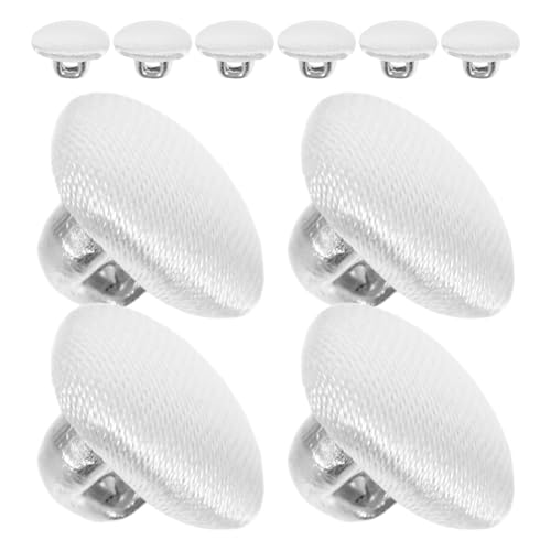 Beatifufu 60 Stück Runde Stoffbezogene Knöpfe für Hochzeitskleider und Pyjamas Teiliges Elegantem Satin für Näh und Bastelprojekte von Beatifufu