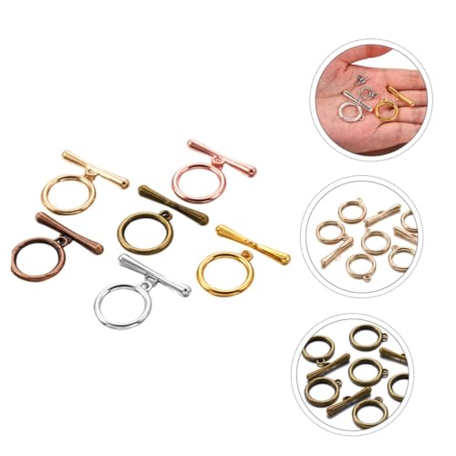 Beatifufu 60 Stück Teiliges Ot verschluss set aus Langlebiger Legierung Bunte Schmuckverbinder für DIY Armbänder und Halsketten Leicht Kompakt Geeignet für Schmuckherstellung und Beatifufu 60 Stück Teiliges Ot verschluss set aus Langlebiger Legierung Bunte Schmuckverbinder für DIY Armbänder und Halsketten Leicht Kompakt Geeignet für Schmuckherstellung und von Beatifufu