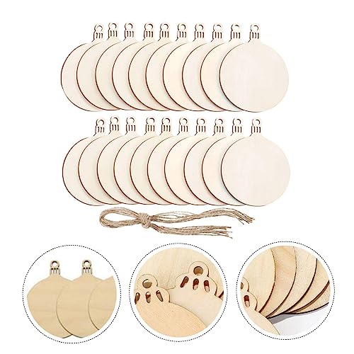 Beatifufu 60 Stück Teiliges Runde Holzscheiben mit Aufhänger Natürliche Holzanhänger für Weihnachtsdeko DIY Holzornamente zum Bemalen und Aufhängen Langlebig und Vielseitig für Beatifufu 60 Stück Teiliges Runde Holzscheiben mit Aufhänger Natürliche Holzanhänger für Weihnachtsdeko DIY Holzornamente zum Bemalen und Aufhängen Langlebig und Vielseitig für von Beatifufu