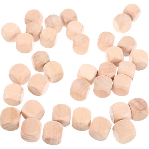 Beatifufu 60 Stück Unbemalte Holzspielwürfel Diy Bastelblöcke für Brettspiele Handwerk und Kreative Projekte Runde Ecken für Gruppenaktivitäten und Bastelbedarf Beatifufu 60 Stück Unbemalte Holzspielwürfel Diy Bastelblöcke für Brettspiele Handwerk und Kreative Projekte Runde Ecken für Gruppenaktivitäten und Bastelbedarf von Beatifufu