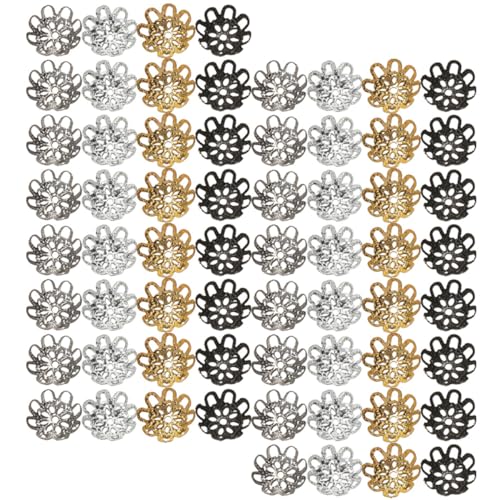 Beatifufu 600 Stück Blumenförmige Perlenkappen Herzform Schmuckzubehör für DIY Armbänder Kreative Bastelmaterialien zur Schmuckherstellung Beatifufu 600 Stück Blumenförmige Perlenkappen Herzform Schmuckzubehör für DIY Armbänder Kreative Bastelmaterialien zur Schmuckherstellung von Beatifufu