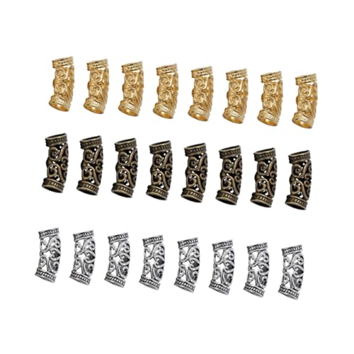 Beatifufu 60Stücke Legierung Abstandsperlen mit Holzmaserung Vintage DIY Schmuckzubehör für Armbänder und Dreadlocks für Projekte und Bastelideen Beatifufu 60Stücke Legierung Abstandsperlen mit Holzmaserung Vintage DIY Schmuckzubehör für Armbänder und Dreadlocks für Projekte und Bastelideen von Beatifufu