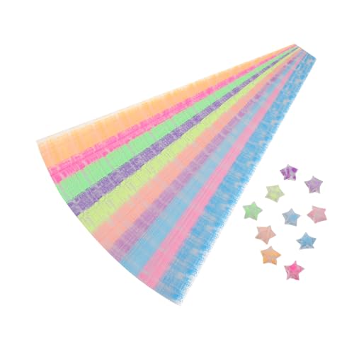 Beatifufu 630 Stück Origami Stern Papierstreifen Leuchtende Bastelstreifen zum Falten DIY Origami Sterne für Handarbeit Pack mit Streifen Langlebiges Papier für Kreative Dekoration und Beatifufu 630 Stück Origami Stern Papierstreifen Leuchtende Bastelstreifen zum Falten DIY Origami Sterne für Handarbeit Pack mit Streifen Langlebiges Papier für Kreative Dekoration und von Beatifufu