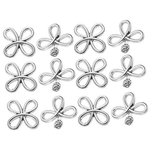 Beatifufu 6Paare Chinesische Knoten Buttons Vintage Metallverschluss für Cheongsam und Jacken und Praktische Nähknöpfe für DIY Projekte von Beatifufu